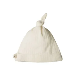 Nature Baby Merino Pointelle Knotted Beanie