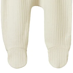 Nature Baby Merino Pointelle Footed Romper