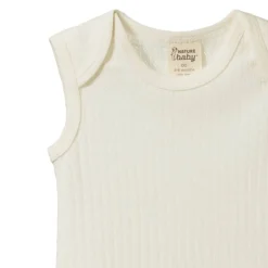 Nature Baby Merino Pointelle Singlet
