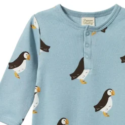Nature Baby Organic Cotton Henley Pyjama Suit