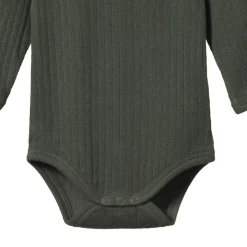 Nature Baby Pointelle Long Sleeve Bodysuit