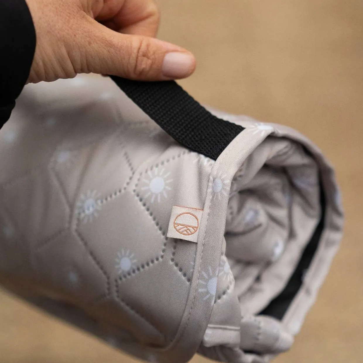 Nestling Large Waterproof Quilted Play Mat