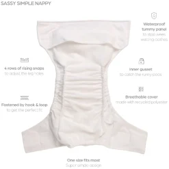 Nestling Simple Nappy Complete - Katherine Quinn Collection