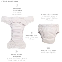 Nestling Straight Up Nappy - Katherine Quinn Collection