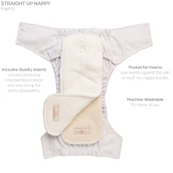 Nestling Straight Up Nappy - Katherine Quinn Collection