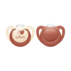Nuk for Nature Silicone Soother 2pk