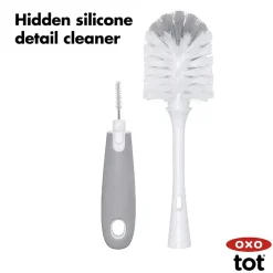 OXO Tot Bottle Brush with Detail Cleaner & Stand
