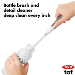 OXO Tot On the Go Drying Rack & Bottle Brush