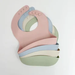 Petite Eats Silicone Baby Bib Large