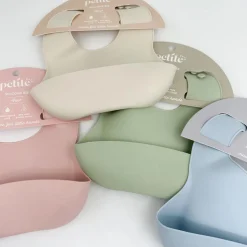 Petite Eats Silicone Baby Bib Large