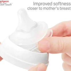 Pigeon SoftTouch Wide Neck Bottle Glass