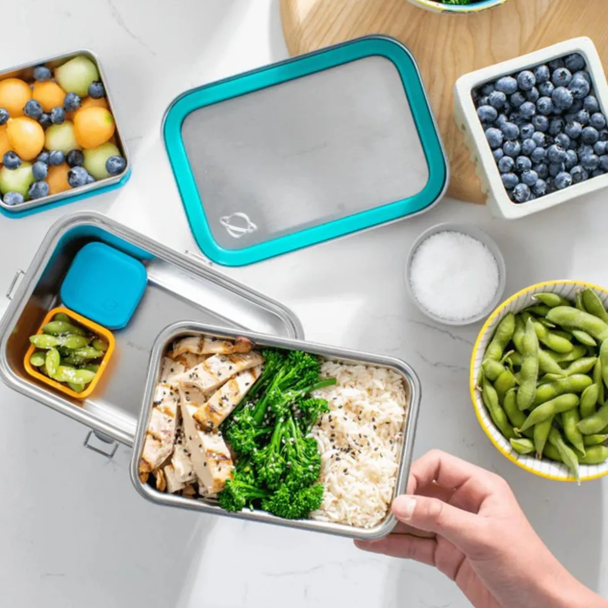 PlanetBox Stainless Steel Lunchbox - Explorer