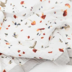 Quilted Cotton Muslin Baby Blanket