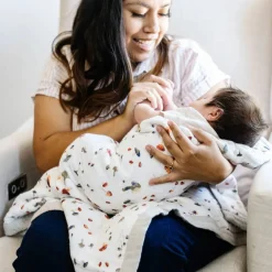 Quilted Cotton Muslin Baby Blanket