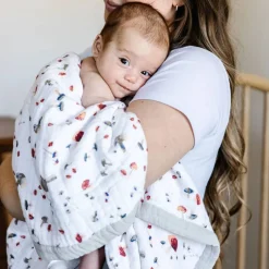 Quilted Cotton Muslin Baby Blanket