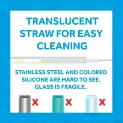 Re-Play Straw Cup with Plastic Bendy Straw