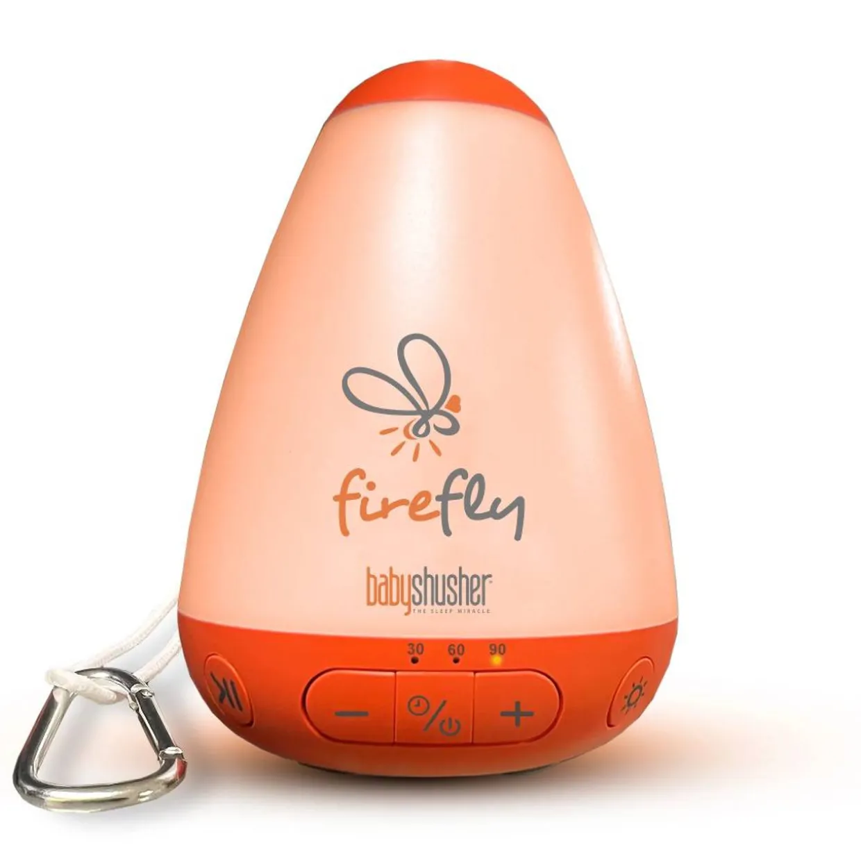 Shusher Firefly by Baby Shusher - Rechargeable Baby Sleep Soother / Portable Sound Machine