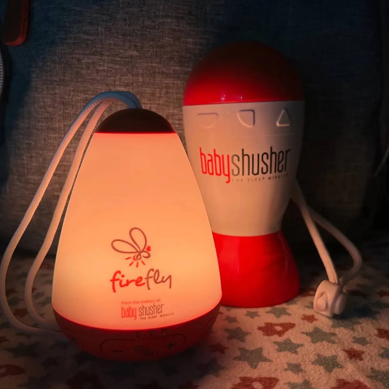 Shusher Firefly by Baby Shusher - Rechargeable Baby Sleep Soother / Portable Sound Machine