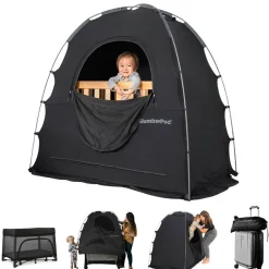 SlumberPod Blackout Sleep Tent for a Travel Cot, Cot or Air Mattress