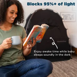 SlumberPod Blackout Sleep Tent for a Travel Cot, Cot or Air Mattress