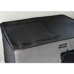 SnoozeShade Air-Permeable Travel Cot Blackout Cover