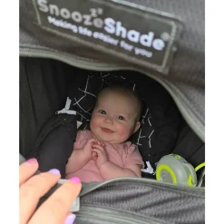 SnoozeShade Buggy Sun & Sleep Shade - Plus Extra (velcro)