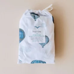 Snuggle Hunny Kids Fitted Bassinet Sheet / Change Pad Cover - 80 x 48cm