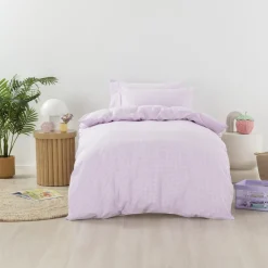 Squiggles Cotton Duvet Cover Set - Jagger Lilac