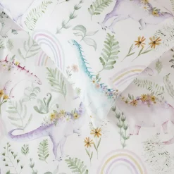 Squiggles Cotton Duvet Cover Set - Dino Garden