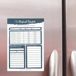 Tags For Good Medical Tracker Fridge Magnet