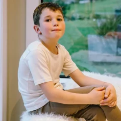 The Sleep Store All Seasons Merino/Tencel Kids Short Sleeve Top