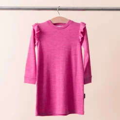 The Sleep Store Deluxe Merino Rib Long Sleeve Nightie