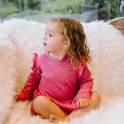 The Sleep Store Deluxe Merino Rib Long Sleeve Nightie