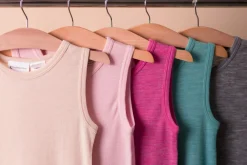 The Sleep Store Deluxe Merino Rib Kids Singlet