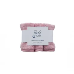 The Sleep Store Deluxe Towelling Wash Cloths - 3 Pack