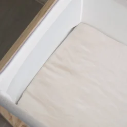 The Sleep Store Flannelette Large Co-Sleeper Fitted Sheet - 53 x 88cm