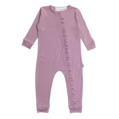 The Sleep Store Jersey Merino - Ruffle Zipsuit