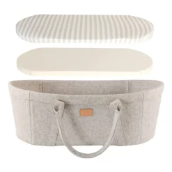 The Sleep Store Latex Mattress Moses Basket - Large