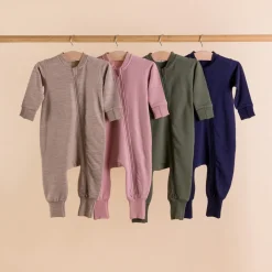 The Sleep Store Merino Tencel Fleece - Onesie with Foldover Mittens & Feet