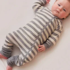 The Sleep Store Merino Zipsuit with Grippy Soles