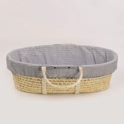 The Sleep Store Moses Basket with Waffle Liner