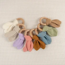 The Sleep Store Muslin & Wood Teether
