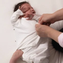 The Sleep Store Organic Cotton Pointelle Kimono Gown