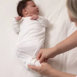 The Sleep Store Organic Cotton Pointelle Kimono Gown