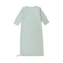 The Sleep Store Organic Cotton Pointelle Drawstring Baby Gown