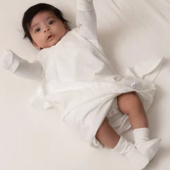 The Sleep Store Organic Cotton Pointelle Booties