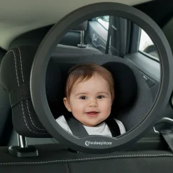 The Sleep Store Round Car Mirror