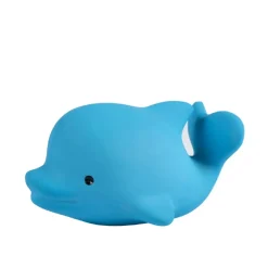 Tikiri Natural Rubber Rattle & Bath Toy - Dolphin
