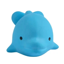 Tikiri Natural Rubber Rattle & Bath Toy - Dolphin