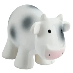 Tikiri Natural Rubber Rattle & Bath Toy - Cow